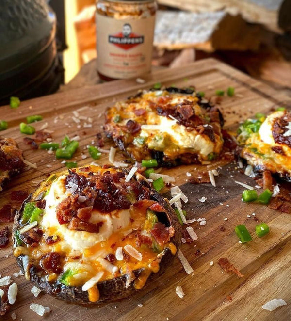 Darren's 3-Cheese Portobello Mushrooms