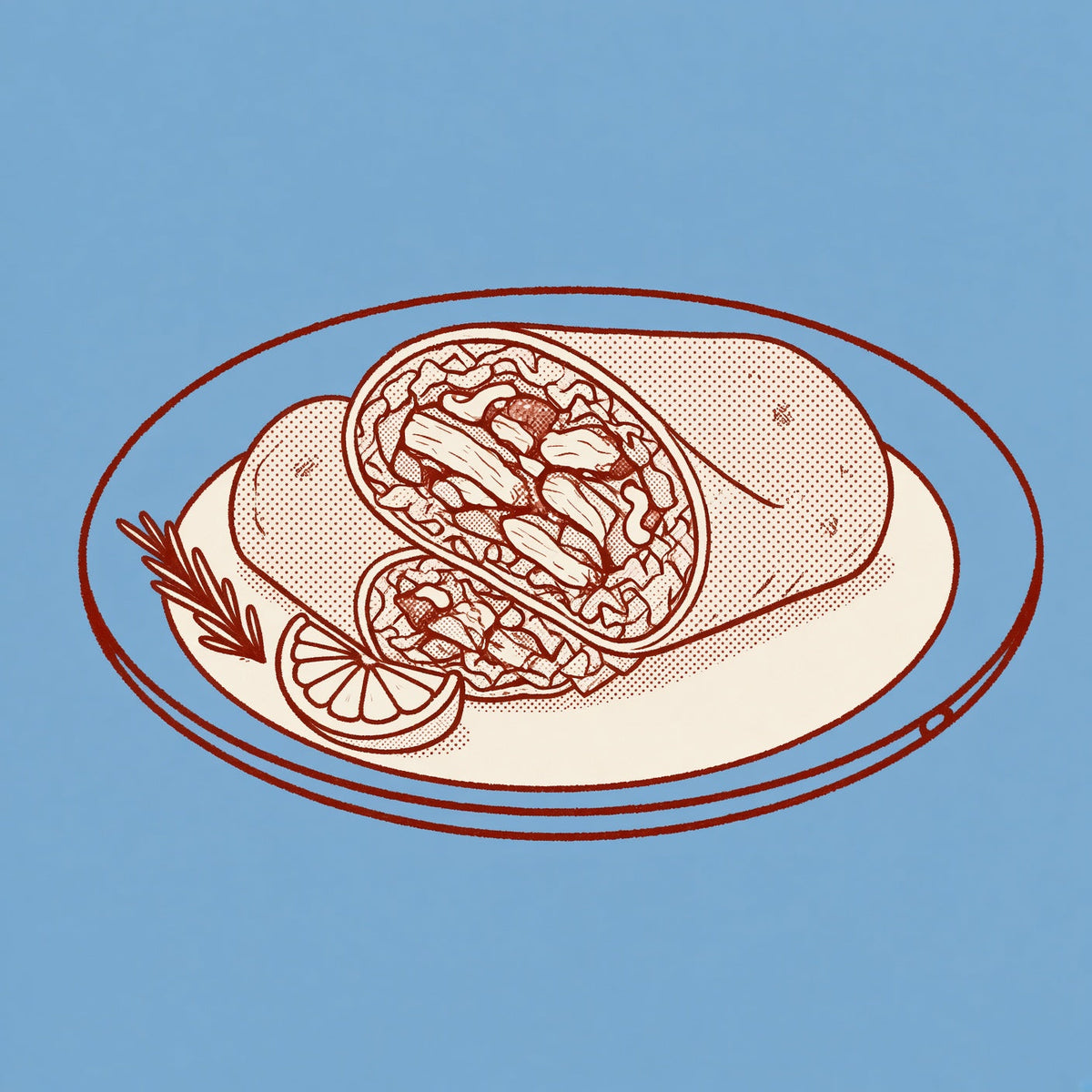 Phlippen Chicken Wrap