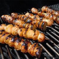 Skewered Phlippen Grilled Potatoes