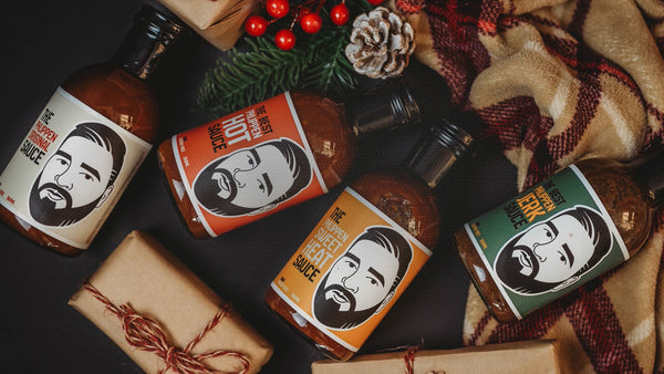 4 bottles of Phlippens in a holiday setting.