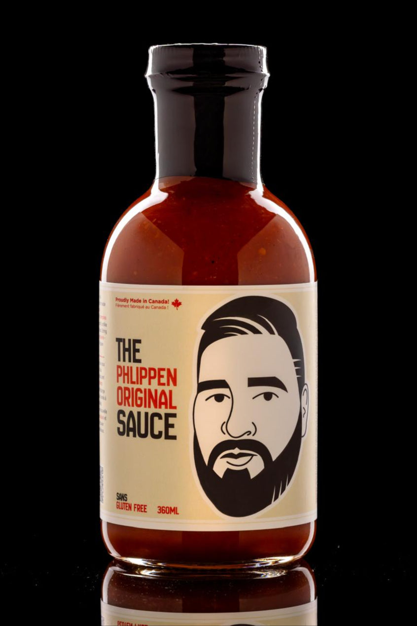 Single Bottle of Phlippen Original sauce, made in small batches with hand-smoked local ingredients for a complex flavour, perfect for pizza and meats.